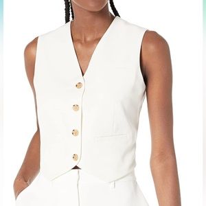 NWT The Drop Sadie cropped slim vest